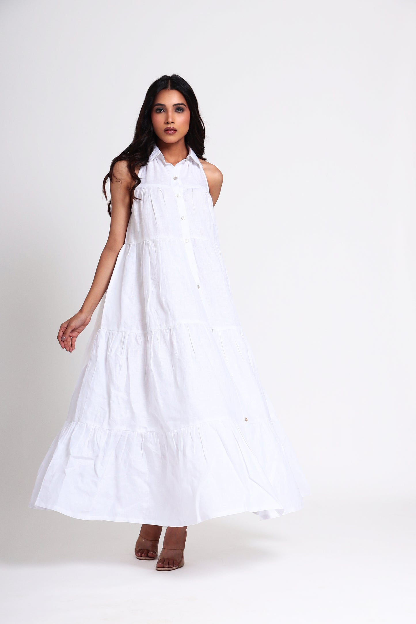 Riviera Linen Dress