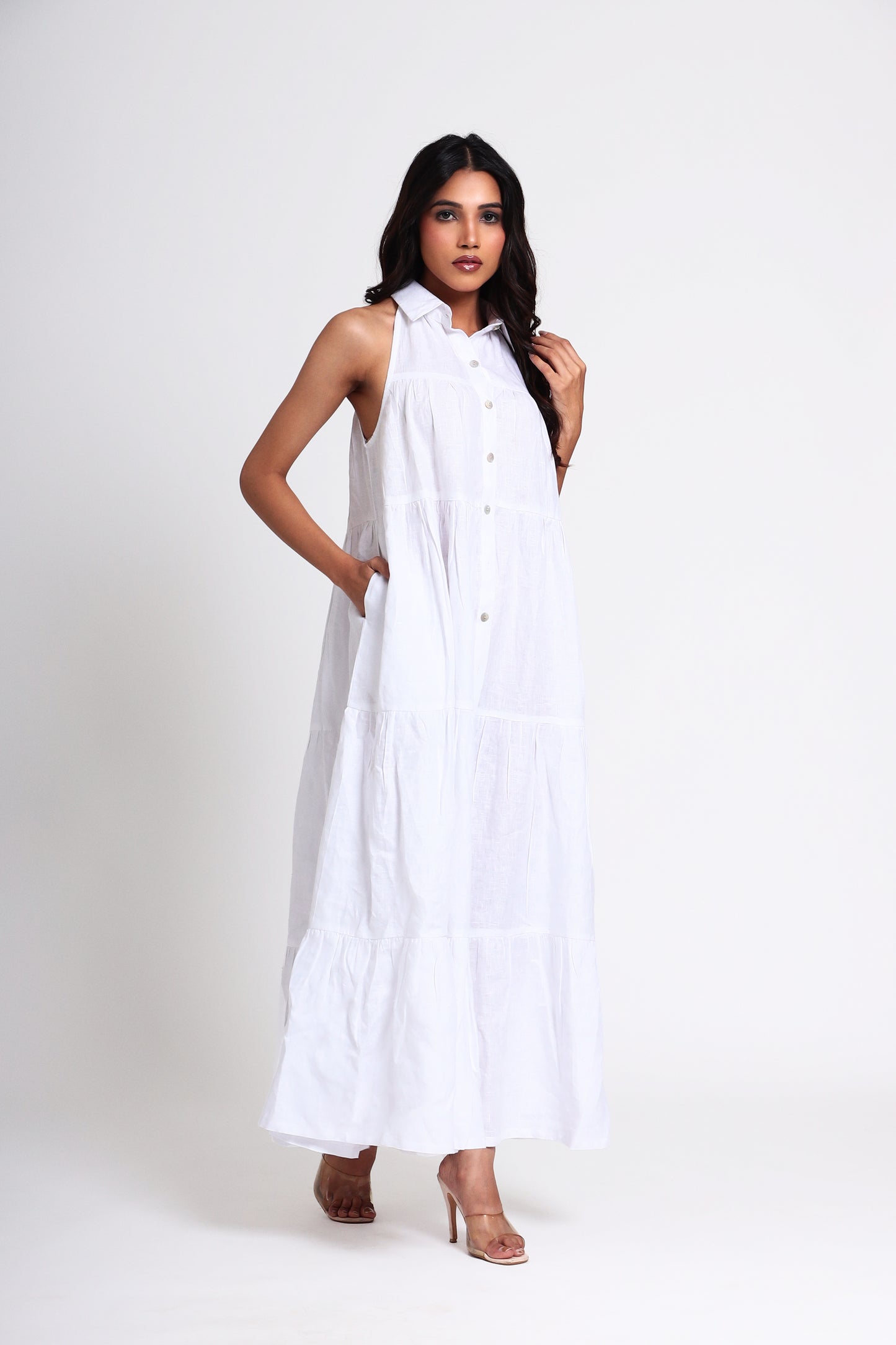 Riviera Linen Dress