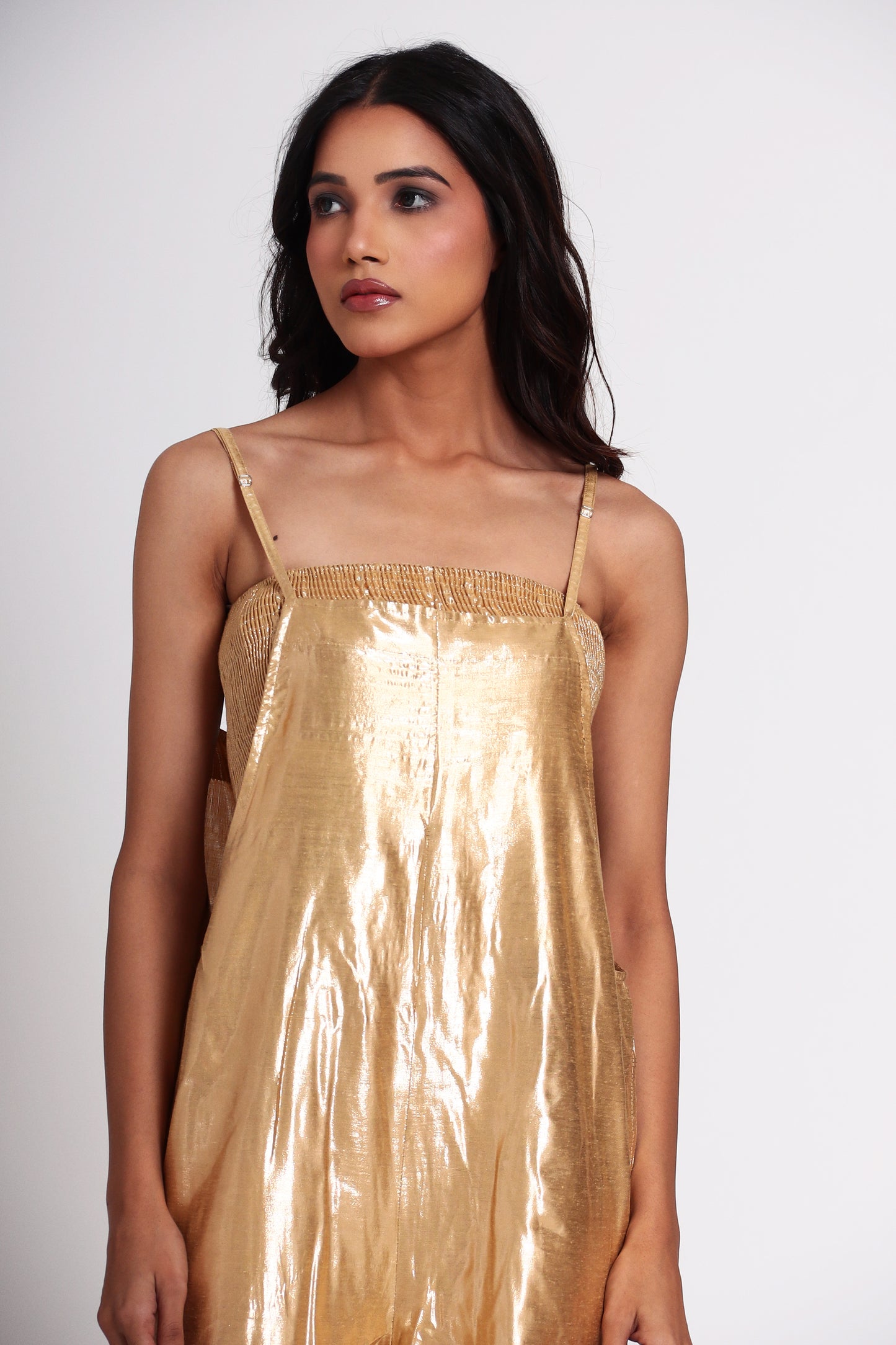 Metallic Gold Pant Suit