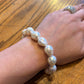 Fireball White Pearl Bracelet