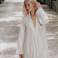 Jaipur Nap Dress | White